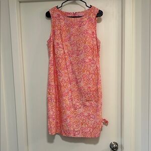 Lilly Pulitzer Sleeveless Pink & Orange Dress